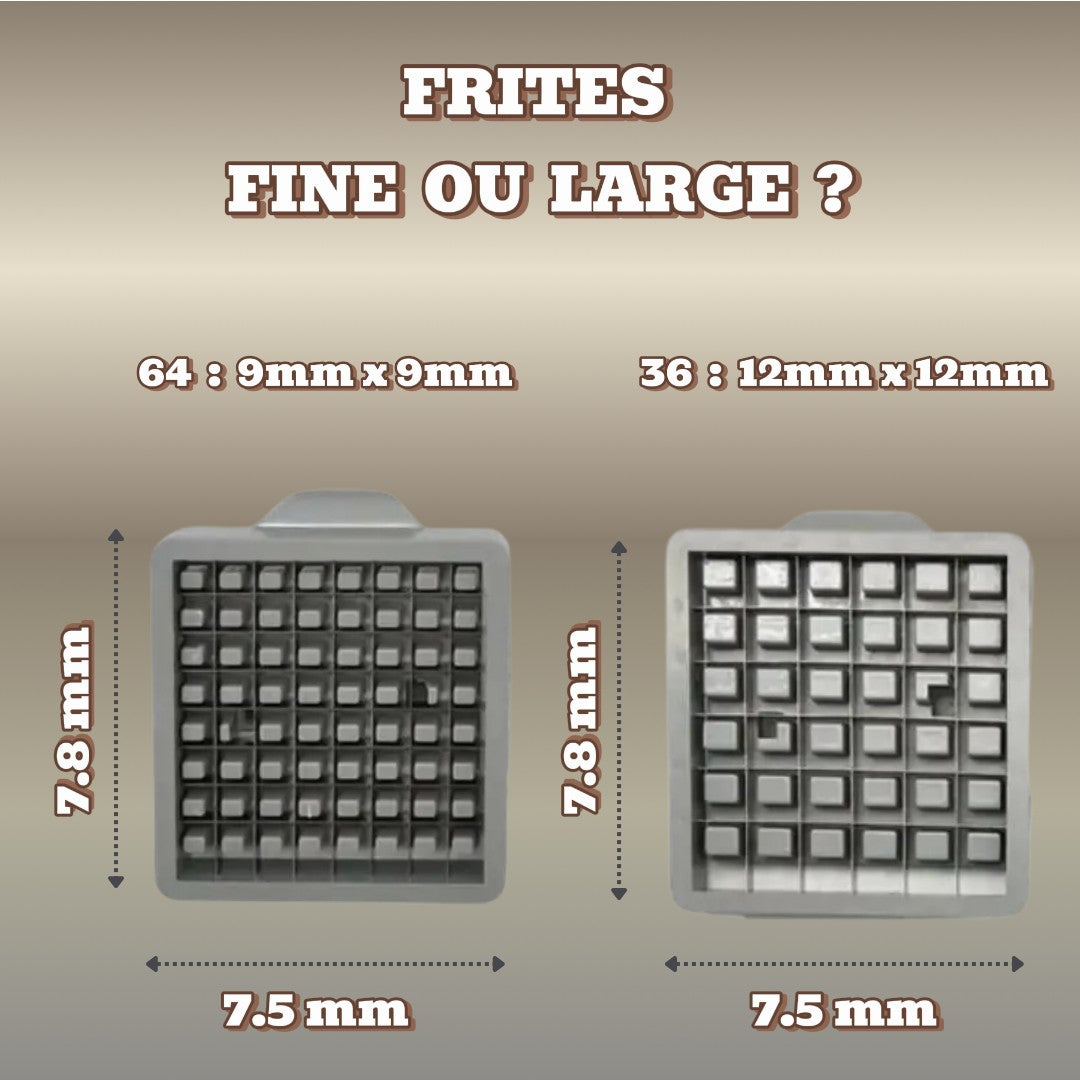 Grille de rechange pour découpe frites