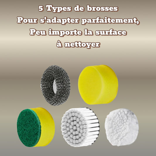 Têtes de rechange pour brosse de nettoyage